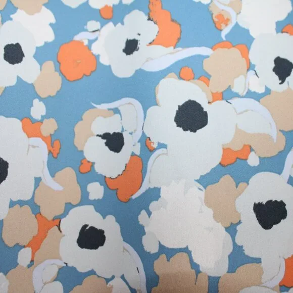 NWOT Joie Floral Fields Boho Blouse Blue White Orange Limited Edition 2XL Fem - Picture 7 of 12